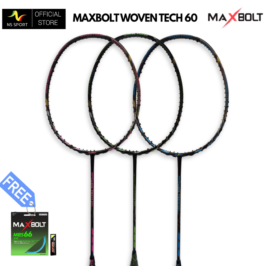 Maxbolt Raket Badminton Woven Tech 60