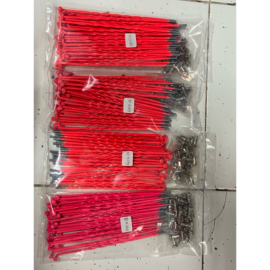 RUJI JARI SEPEDAH MOTOR WARNA MERAH DAN PINK/MERAH MUDA