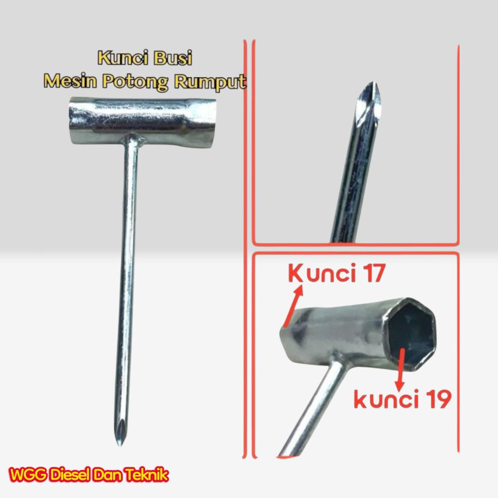 328 Kunci Busi Mesin Potong Rumput / Kunci Busi Mesin Potong Rumput 2 Tak Stihl / Kunci Busi T 328 M