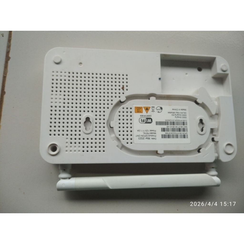 Router Zte f670l Port Biru