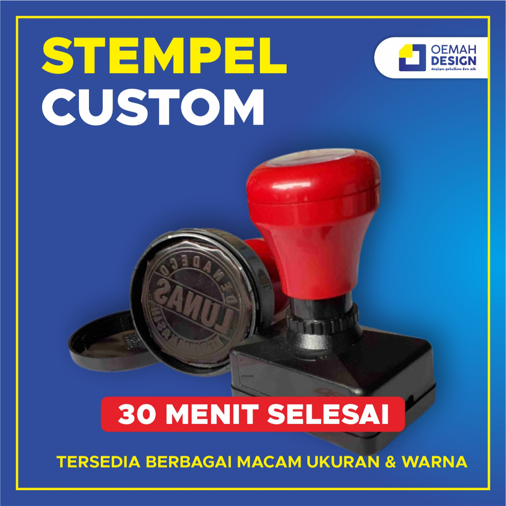 [1HARI JADI] STEMPEL INSTANSI | STEMPEL CUSTOM | BESAR