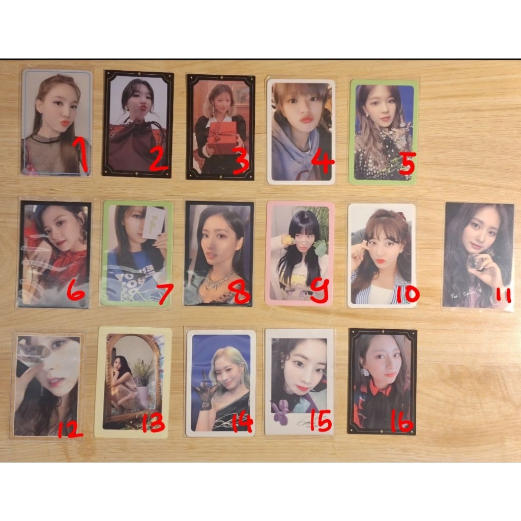 TWICE Photocard PC Twicetagram Fancy The year of Yes Feel Special Nayeon Jeongyeon Momo Jihyo Mina D