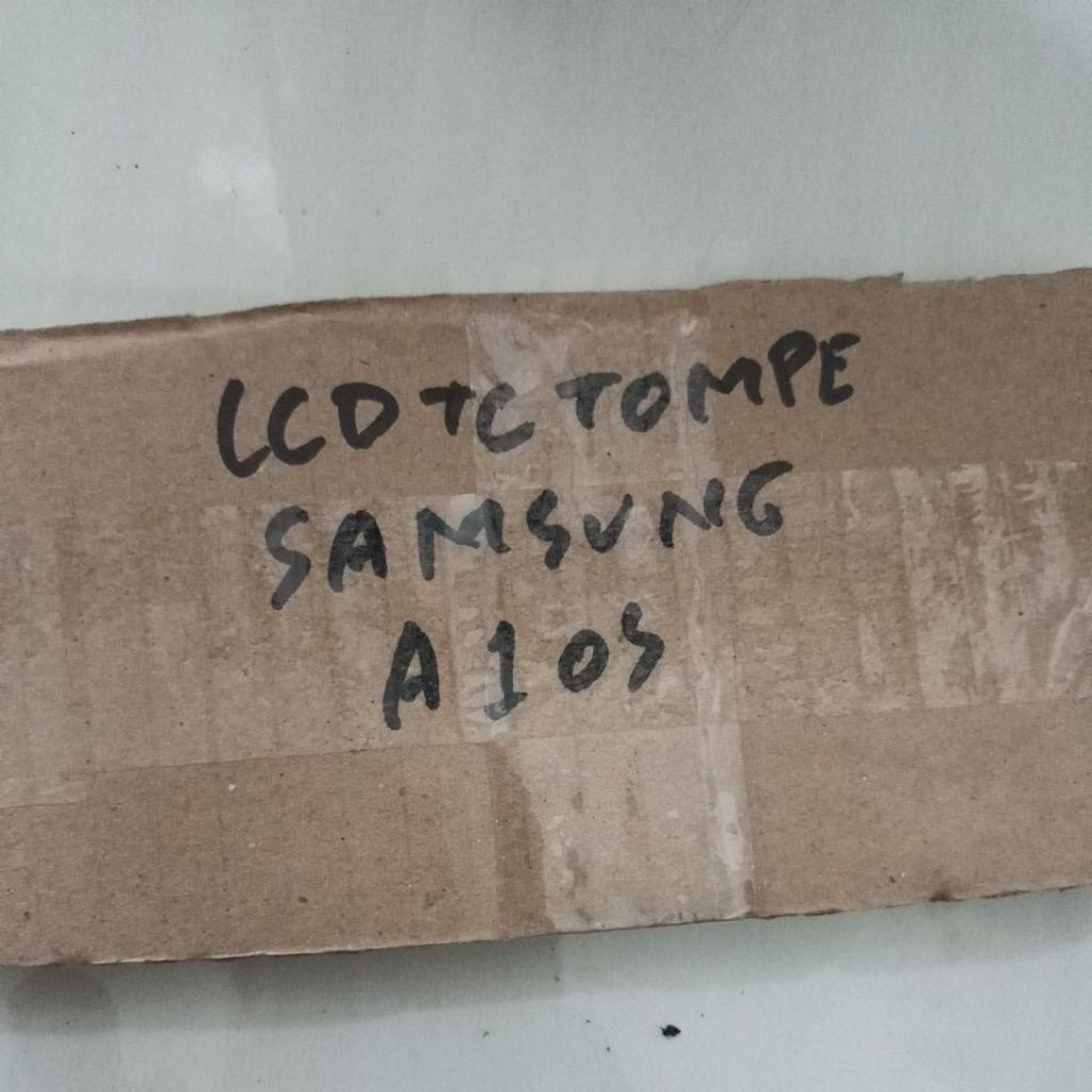 Lcd Tc Hp Samsung A10S kondisi lcd tompel cabutan normal