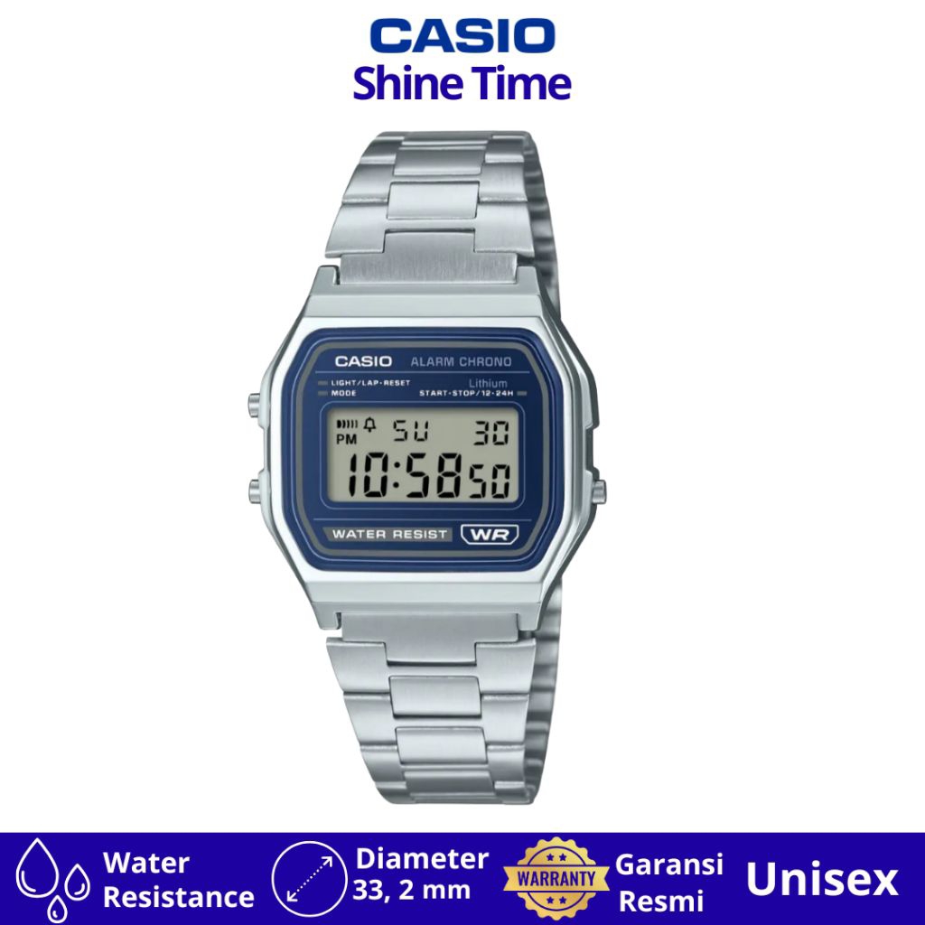 Jam Tangan Pria Casio A158WEA-2DF
