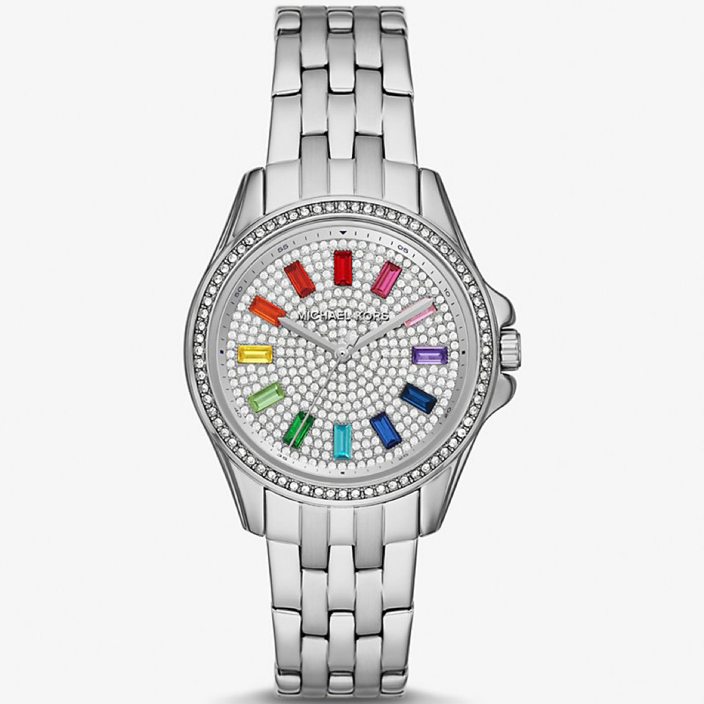 [RARE] Jam Tangan Wanita MKO Rainbow Swarovski
