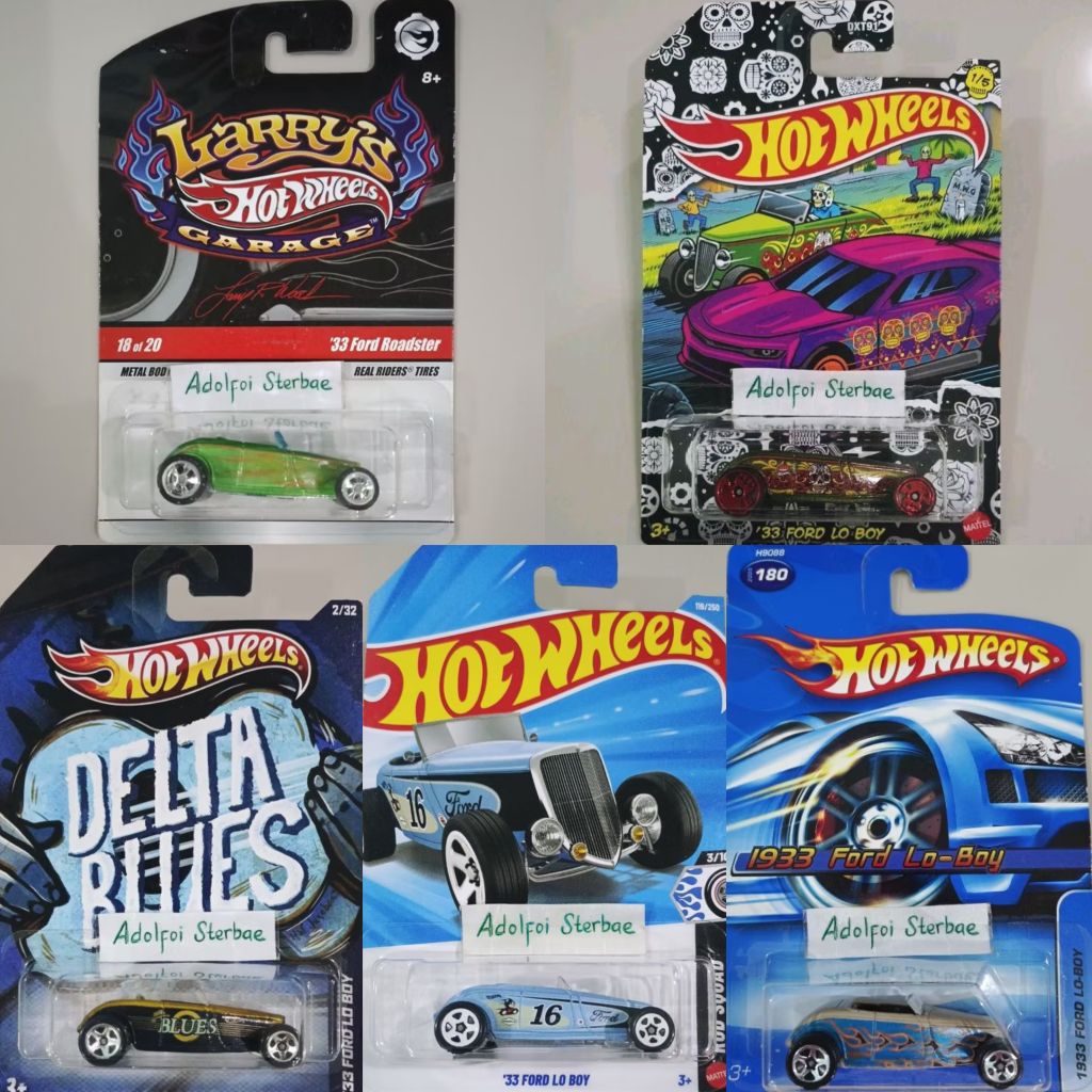 hotwheels hot wheels 1933 '33 ford lo-boy loboy roadster edisi delta blues happy halloween halowen 1