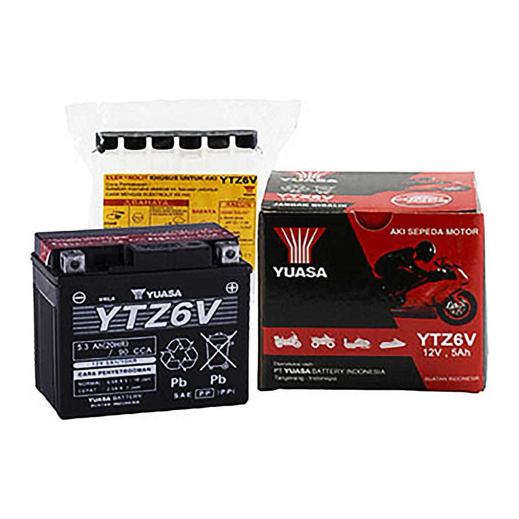 aki yuasa ytz6v / aki motor yuasa ytz6v.