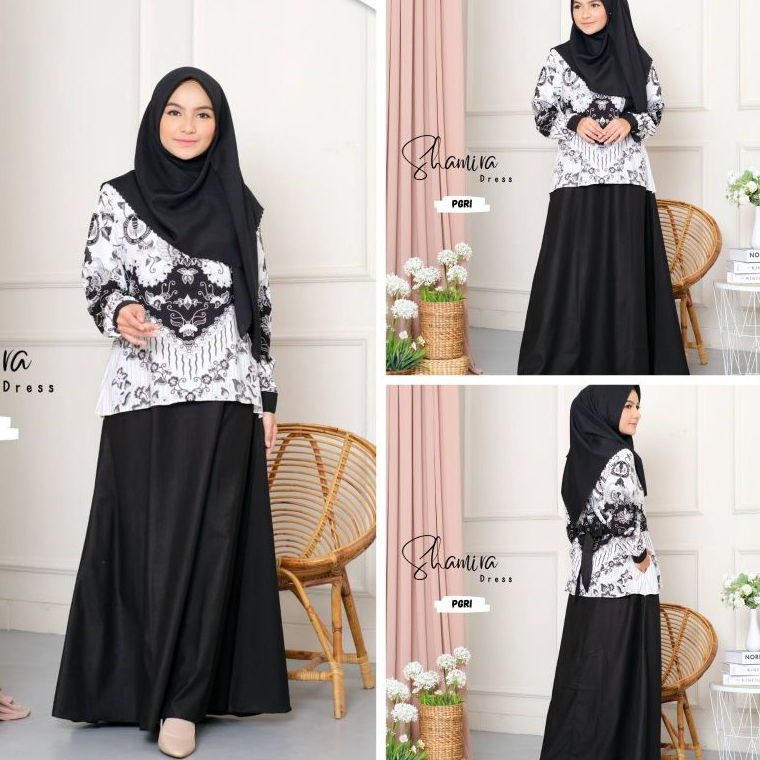 Seragam Batik PGRI Guru Wanita Nyaman Busui Bumil Friendly Original By Luvena Seragam Dinas Batik