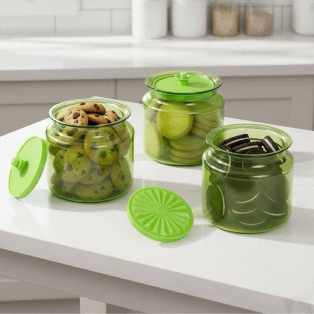 Toples Counterpart | Clear Collection Jar 900ml Tupperware Malaysia Original