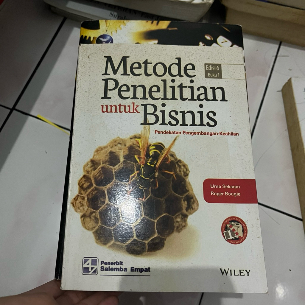 preloved buku metode penelitian untuk bisnis uma sekaran