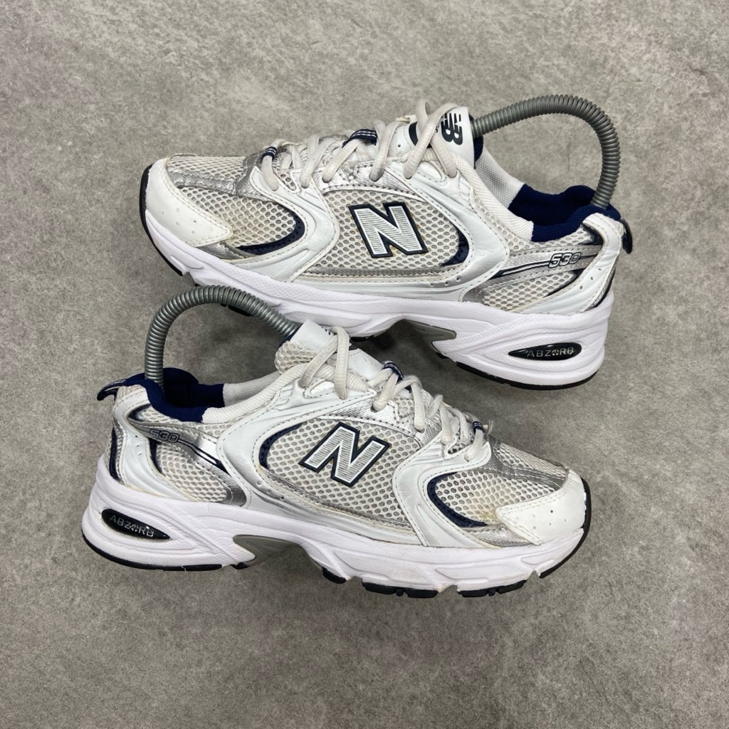 [Size 37] Rare New Balance 530 ‘White Silver Navy’ (MR530SG) Second Kondisi Mulus Nominus. Harga Bar