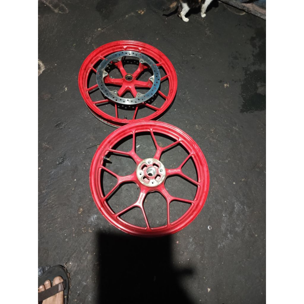 velg Sonic 150R original ex copotan kondisi good