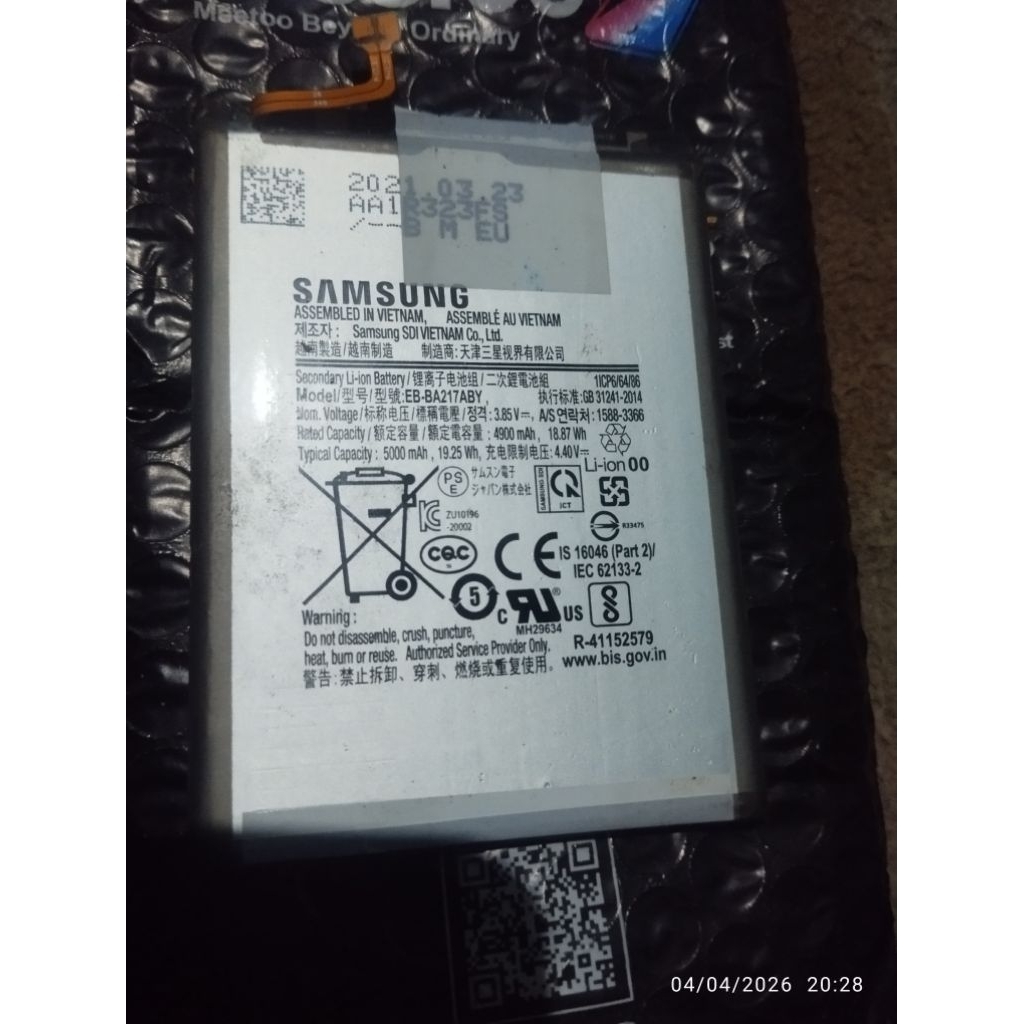 baterai Samsung a12 / m12 / a21s /a02 / a04s ori copotan normal