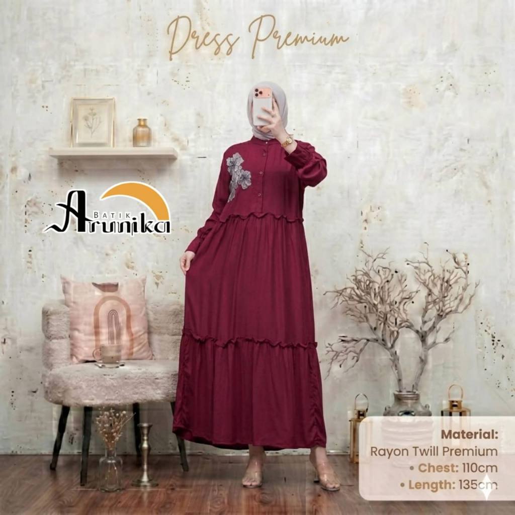 GAMIS TWILL ORI PEKALONGAN LD 110 GAMIS TWILL ORI GAMIS TWILL TERBARU GAMIS RAYON CANDI MEKAR GAMIS 