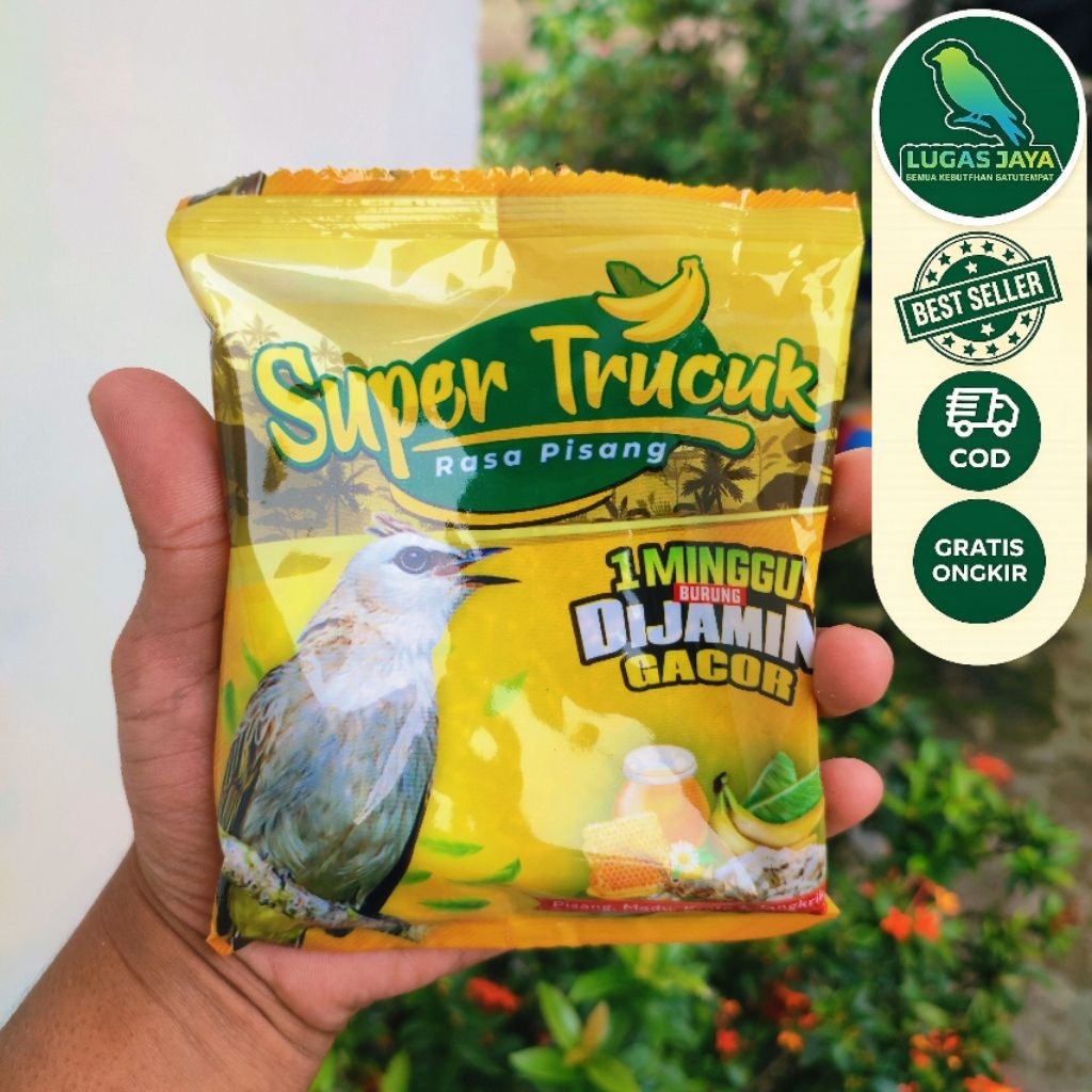 Voer Pur Super Trucuk Varian Pisang | Voer Penggacor Trucuk Bahan