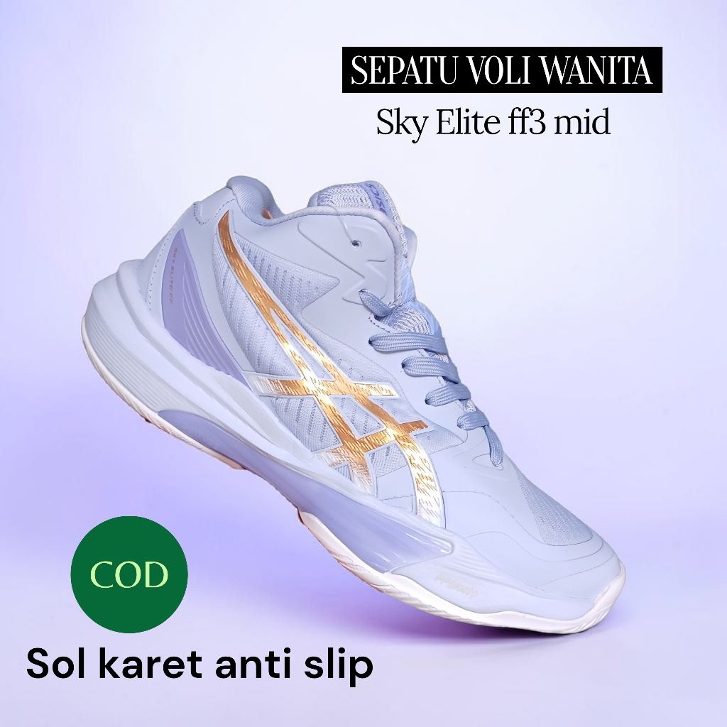 Sepatu Voli Wanita Sepatu Asics Sky Elite3  Sepatu Voli Bekualitas Sepatu Voli Asics