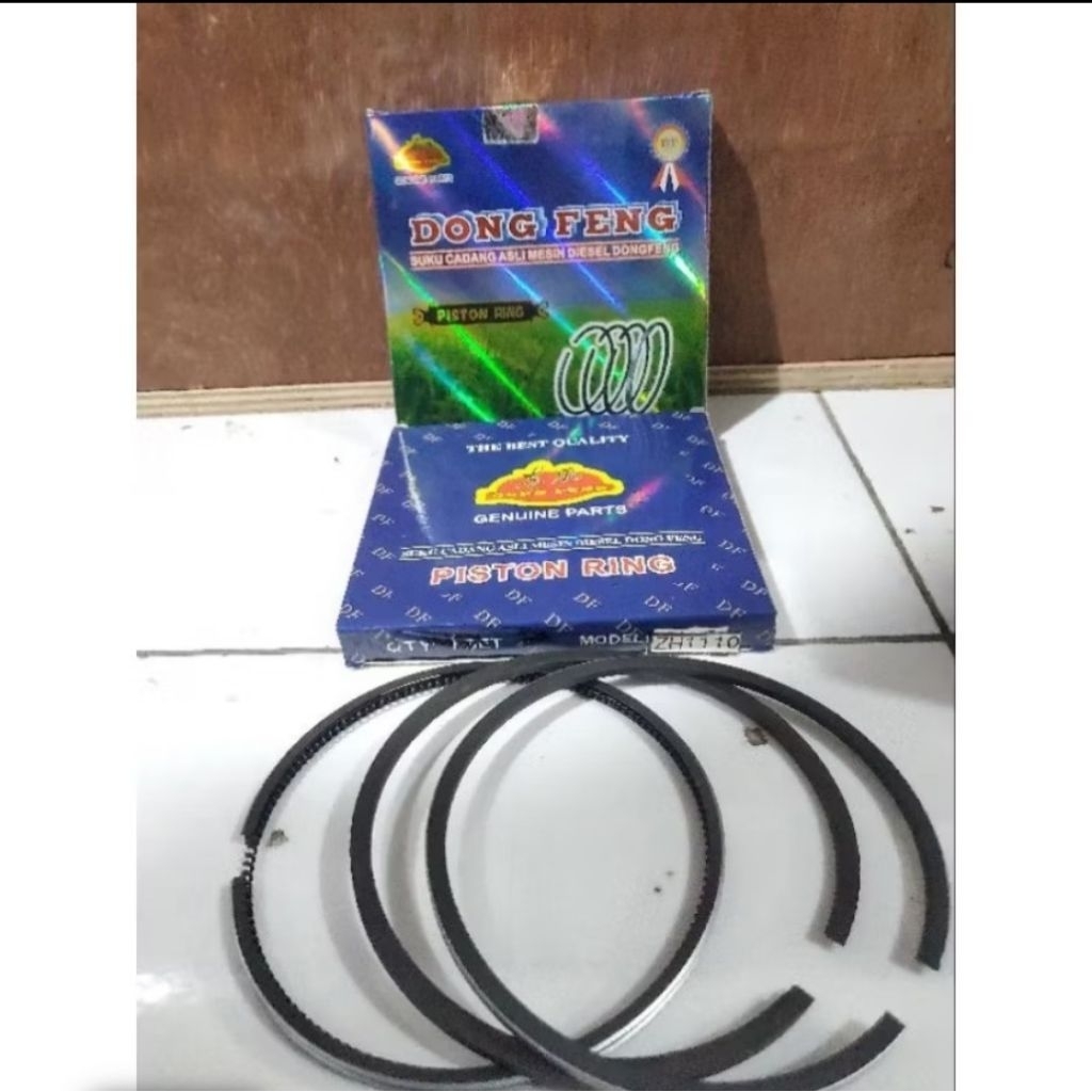 Piston Ring Set Diesel Dongfeng R175 - S1125 / Ring Seker Diesel Dongfeng Kubota 7,5PK - 28PK / Pist