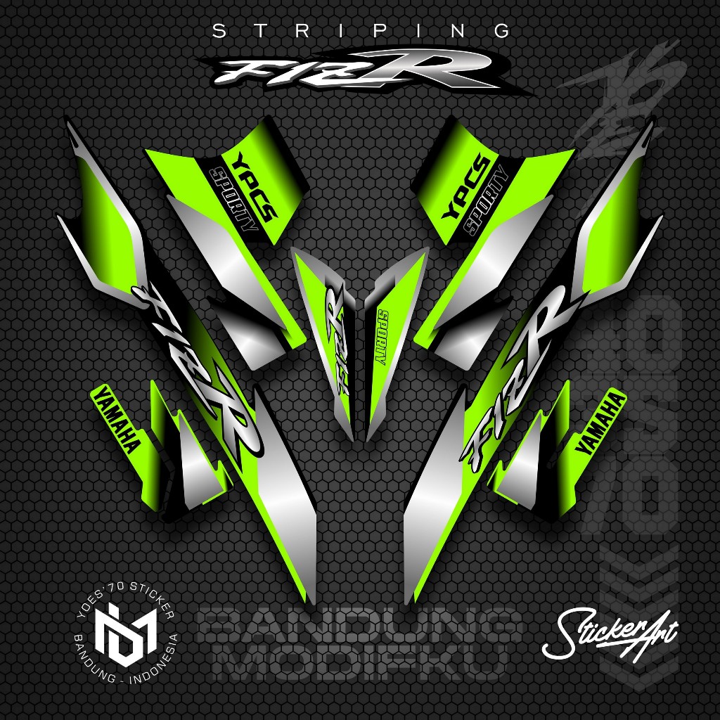 STRIPING VARIASI YAMAHA F1ZR / KRS 50 / STICKER LIST MOTOR F1 ZR / POLET STIKER VARIASI YAMAHA F1ZR