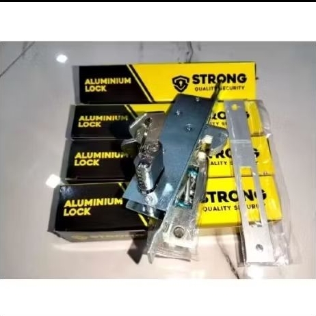 Bodi Body Kunci Sliding Geser Pintu Alumunium Model Kait