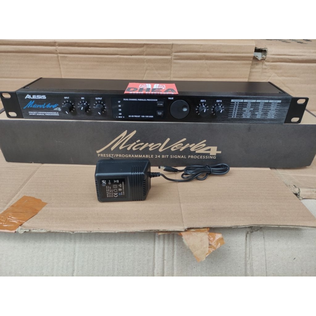 Efek Vokal Alesis Microverb4 grade A Microverb 4 Micro Verb 4 Effect Vocal Efek Microverb4 Alesis Ef