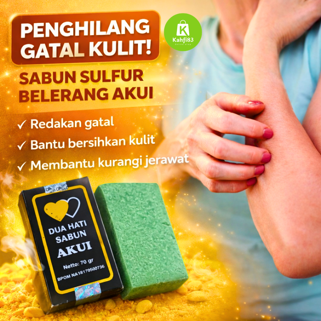 Sabun Belerang Untuk Gatal Asli - Obat Sabun Panu Paling Ampuh 100% dan Paling Cepat Sabun Sulfur Un