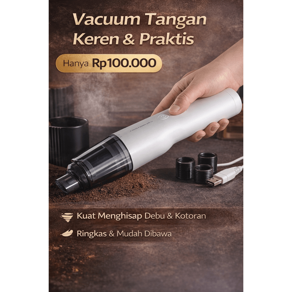 Vacum Cleaner Mobil Mini Nirkabel Multifungsi Cordless Penyedot Debu Portable Vacum Cleaner Kasur So