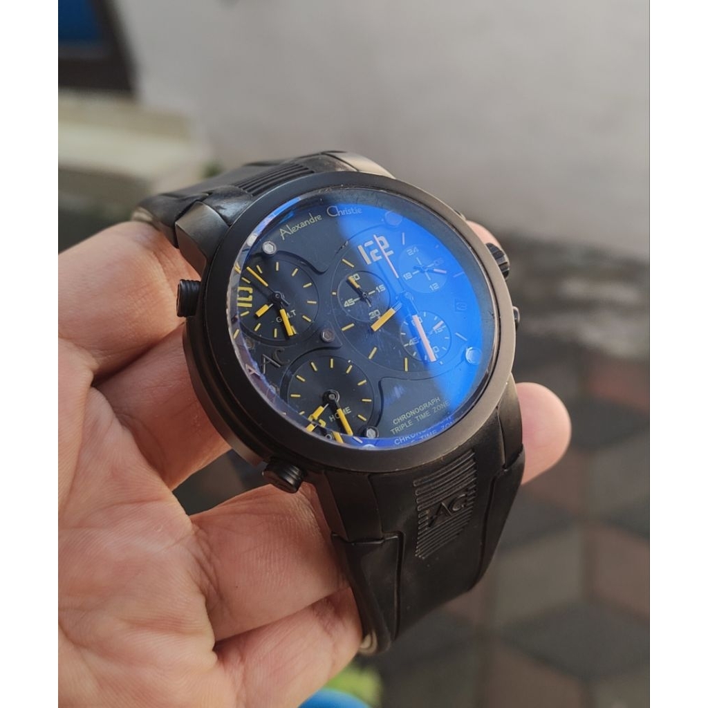 jam tangan original Alexandre Christie pria second bekas preloved