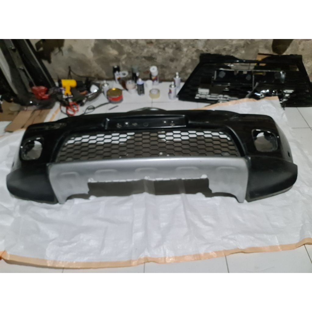 bumper bemper depan mitsubishi pajero sport 2009 - 2012 original