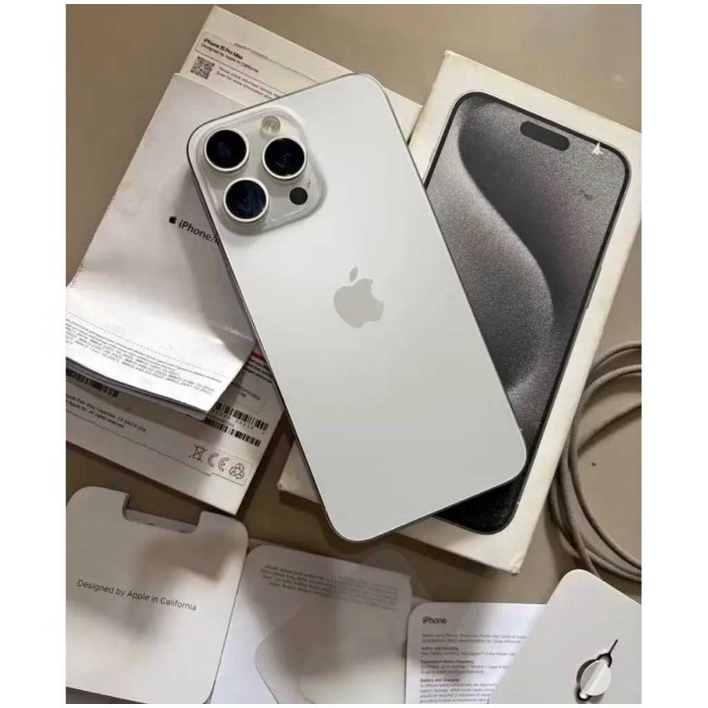 IPHONE 15 PROMAX 256 GB FULL SET GARANSI 6 BULAN LAGI