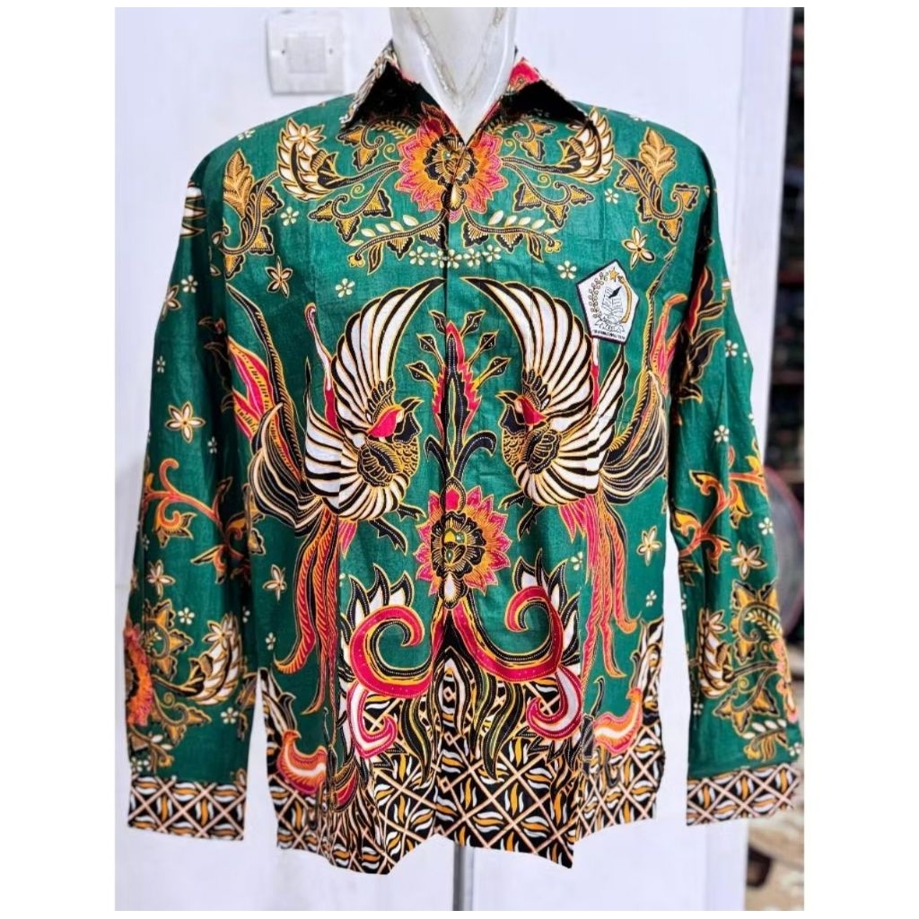 Seragam batik FKDT (forum komunikasi diniyah takmiliyah) terbaru pria dan wanita lapis furing batik 