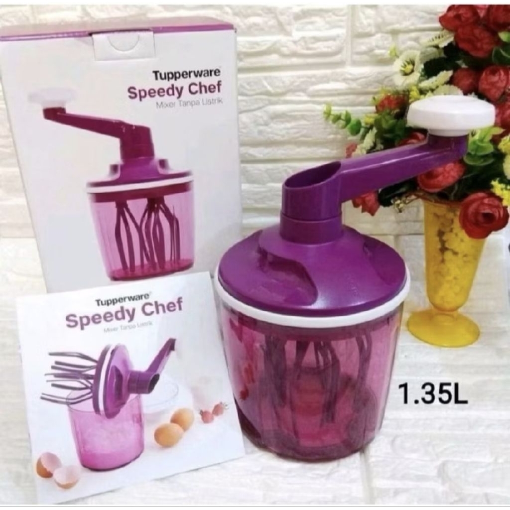 Tupperware speedy chef mixer manual tanpa listrik