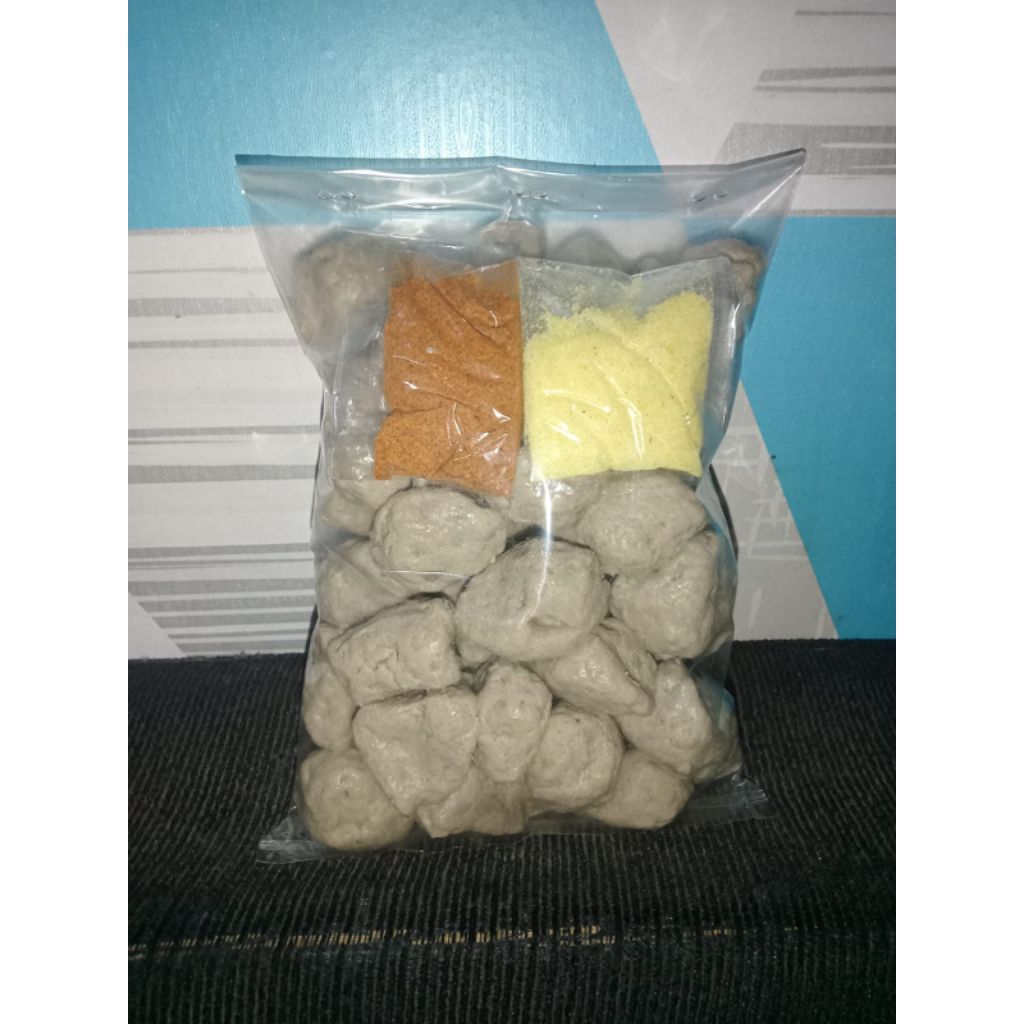 500 gram Basreng Ikan basreng Mentah Baso goreng Basmut basreng gurih pedas oleh oleh has bandung