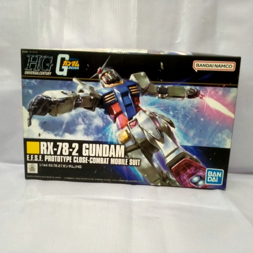 Zenf Store Gunpla Gundam Plastic High Grade HG RX 78-2 Original Action Figure Anime Gundam