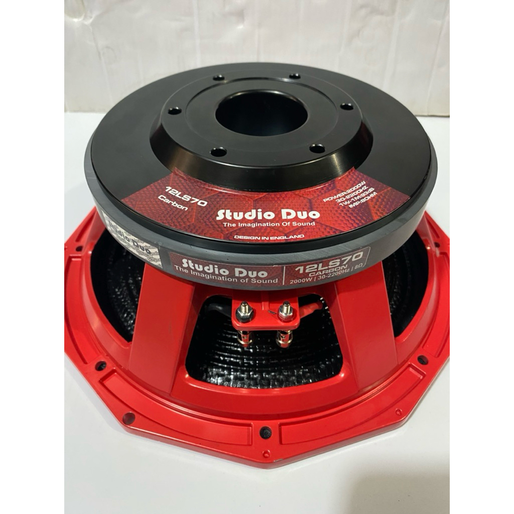 SPEAKER KOMPONEN 12 inch / ORIGINAL STUDIO DUO PD1280 CARBON / 12 INCH CARBON FULL BASS