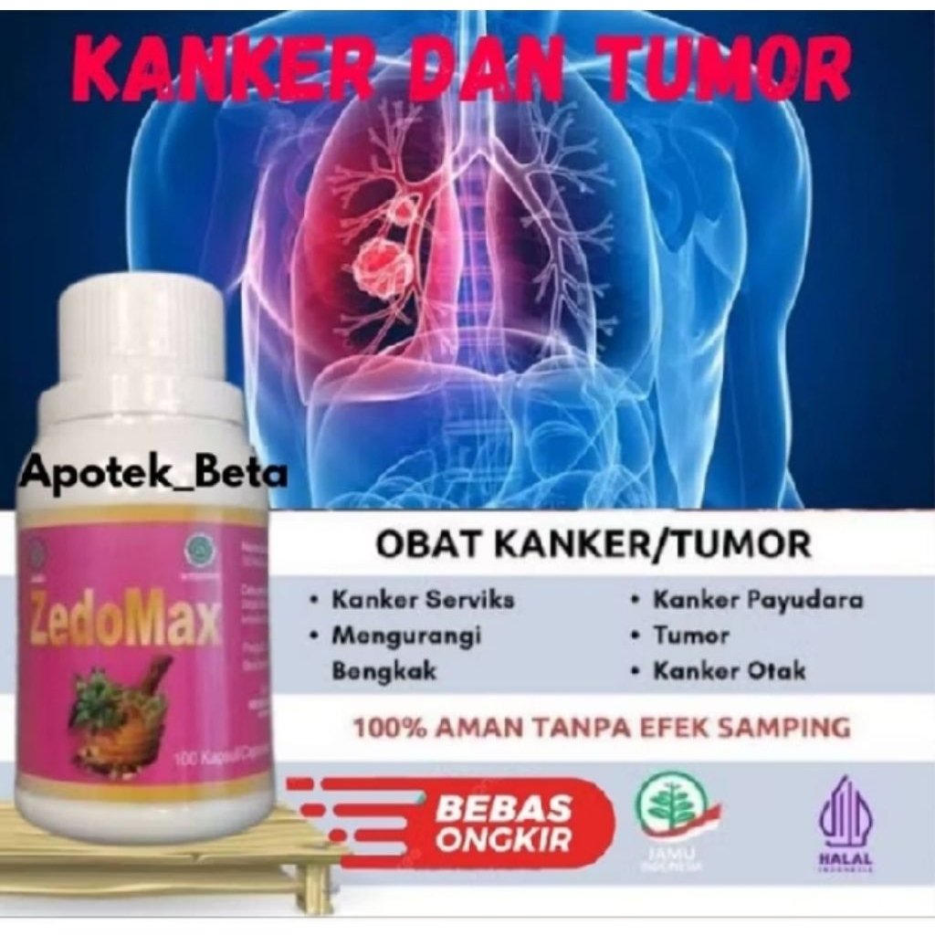 Zedomax Asli Obat Herbal Atasi Kanker Zedo Max Original