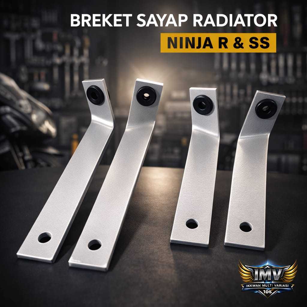Bracket Sayap Sirip Radiator Bpro Qtt Ninja R/SS Body Depan Samping