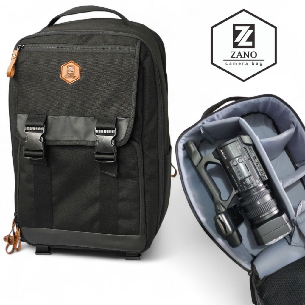Tas kamera ransel Laptop Bisa Dslr atau kamera video sony Nx 100 ( ZANO Terra )
