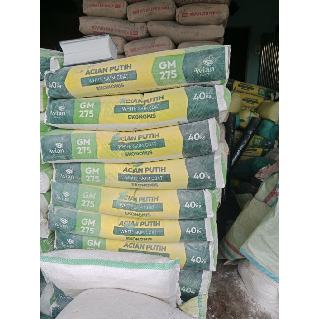 Semen Pytih GIANT MORTAR By AVIAN Brand Kemasan 5KG ( eceran )