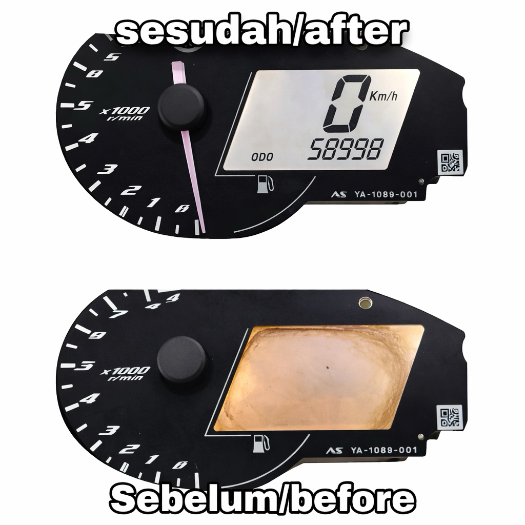 Polarizer LCD Speedometer Vixion NVL/NVA [ Solusi Sunburn ]