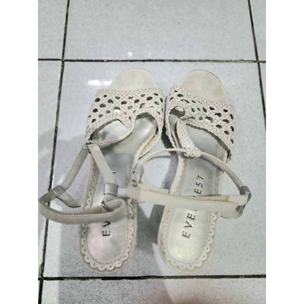 sandal wedges wanita everbest preloved