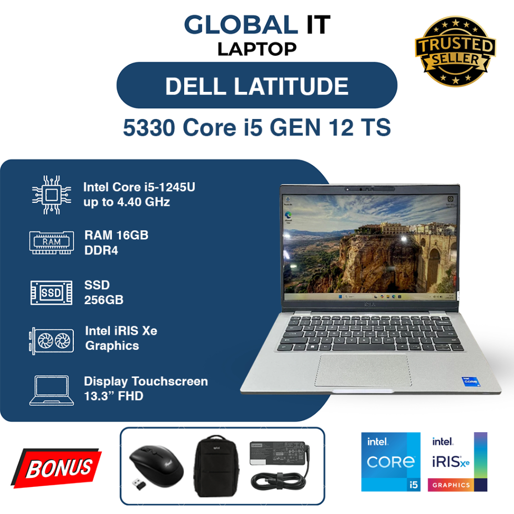 DELL LATITUDE 5330 CORE i5 GEN 12 (TOUCHSCREEN) 16/256GB
