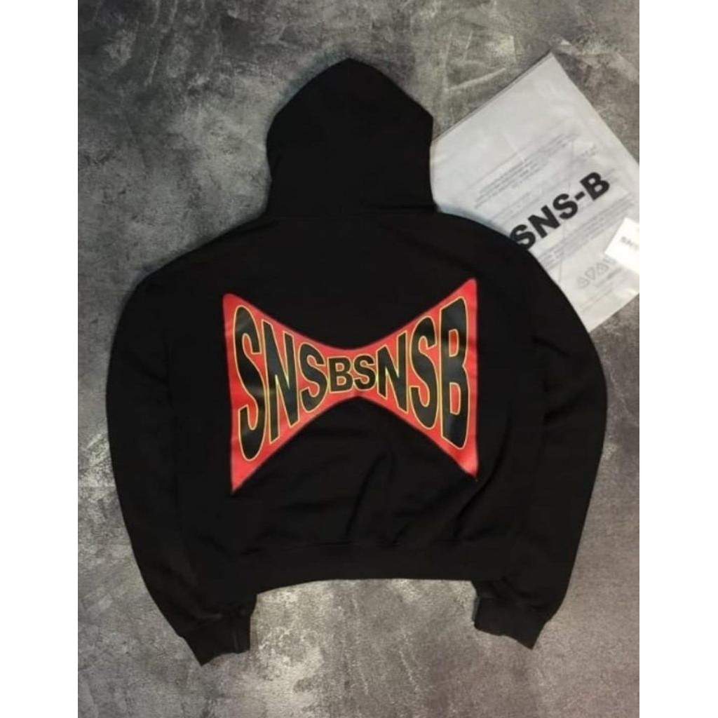 Sweater Hoodie Boxy SNSB STROM Oversize Unisex Pria Wanita Cod
