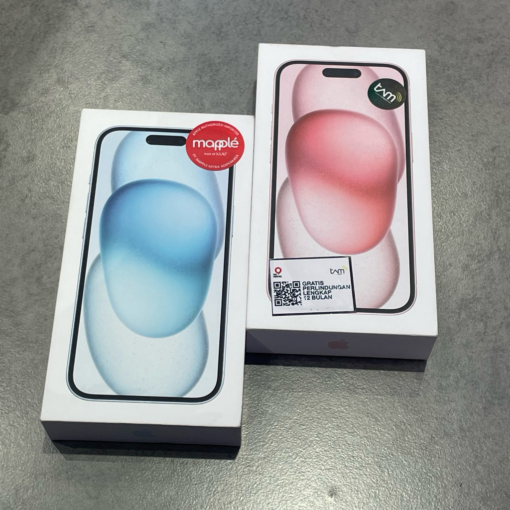 IPHONE 15 128GB GARANSI RESMI INDONESIA NEW SECOND IBOX