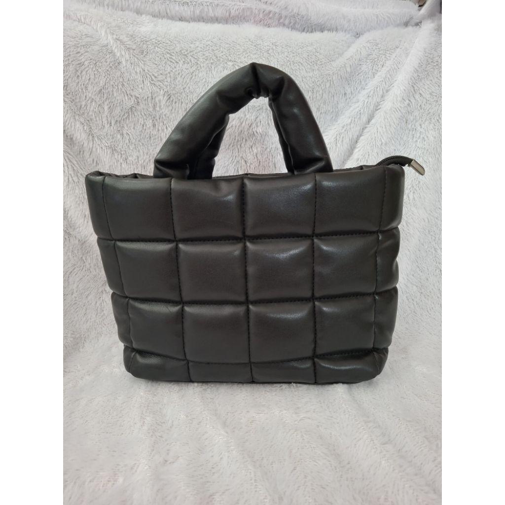 [Ready stock]Handbag puffy LC Waikiki/tas jinjing hitam/puffy bag