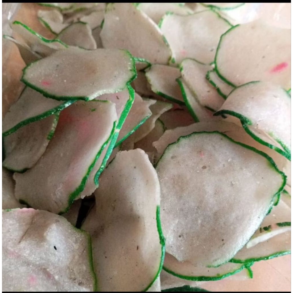 Kerupuk Upil Mentah 500 gram Rasa Bawang | Kerupuk Mentah Bawang Bisa Goreng Pasir / Minyak