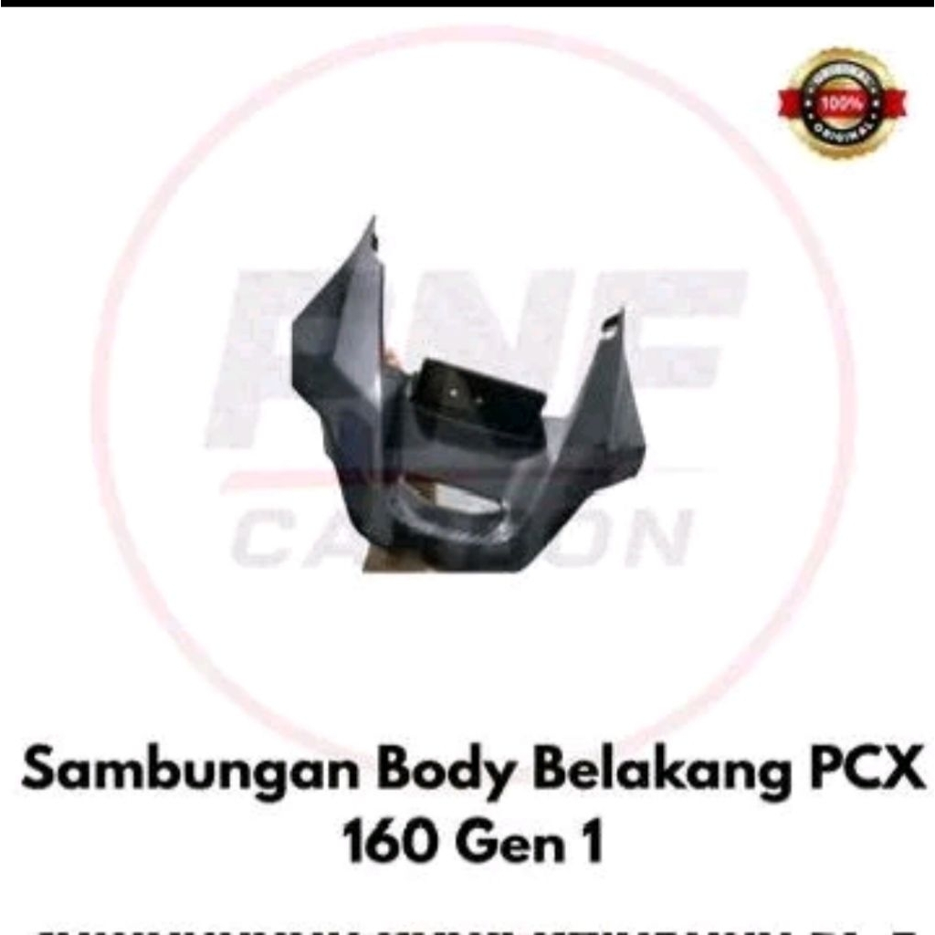 sambungan body bagian bawah pcx gen 1 carbon