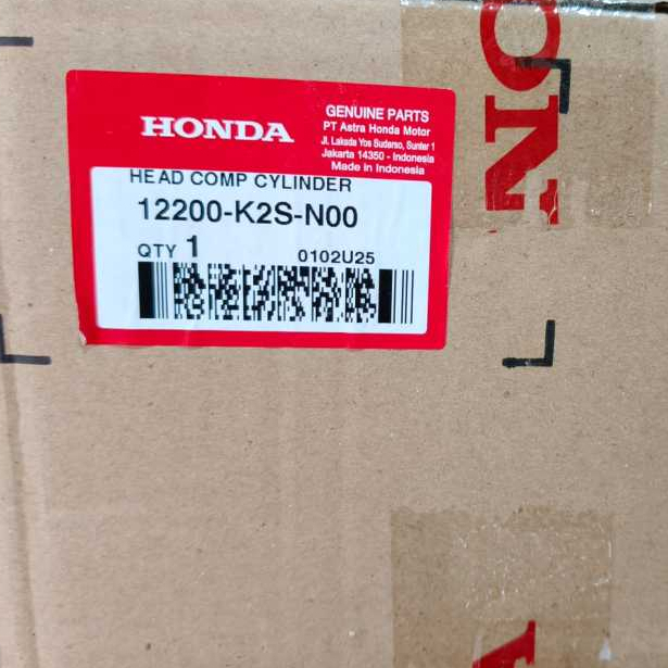 12200K2SN00 Blok Head, CYlinder Head Honda Vario 160 K2S 12200-K2S-N00