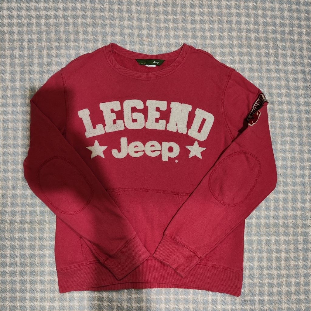 crewneck jeep legend size M bordir towel