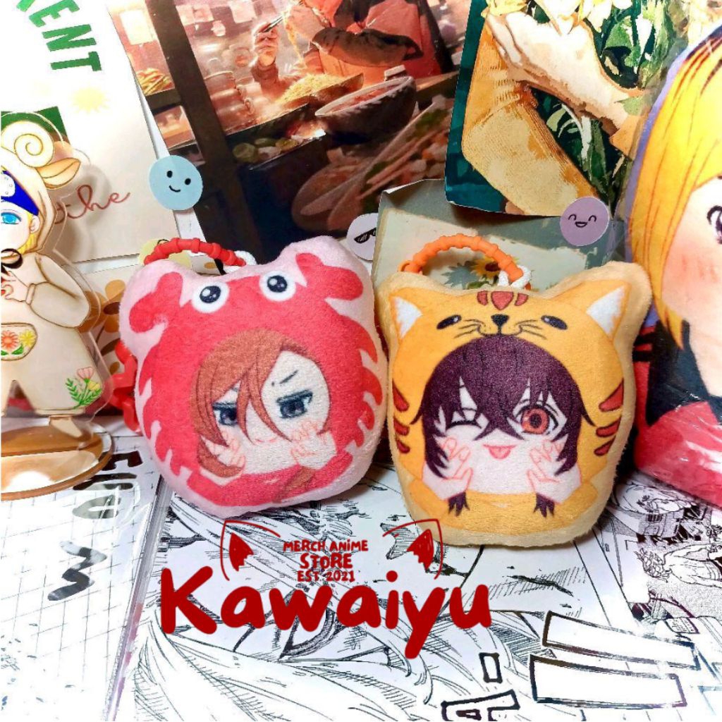 BUNGOU STRAYDOG | KEYCHAIN BONEKA ANIME BSD DAZAI CHUUYA BY KAWAIYU