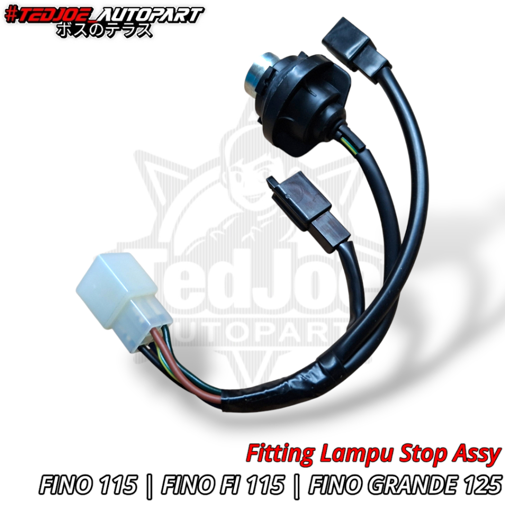 Kabel Fitting Lampu Stop Belakang Yamaha Fino Karbu 115 Fino FI 115 Fino Grande 125 | Kabel Soket Re